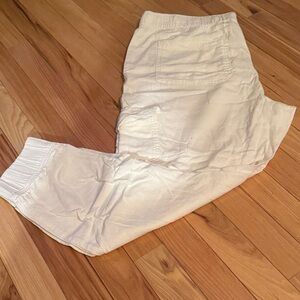 St. John's Bay Cream Track Pants
